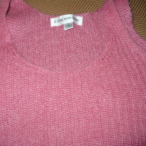 ANNE KLEIN SWEATER, ROSE SIZE MEDIUM - Picture 4 of 4